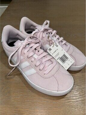 Adidas VL Court 3.0 Pink White SIZE 8.5 ID 6281 NEW